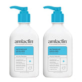 AmLactin Intensive Healing Body Lotion - Therapeutic Lotion for Extremely Dry Skin - No-Scrub Exfoliator with 15% Lactic Acid AHA and Ceramides, 7.9 oz (Pack of 2) (Packaging May Vary)