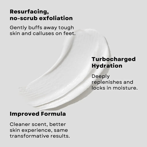 AmLactin Foot Repair Cream with Moisturizing Socks, Therapeutic Foot Cream for Dry Cracked Heels and Feet, No-Scrub Exfoliator & Moisturizer with 15% Lactic Acid AHA, 3 oz (Packaging May Vary)