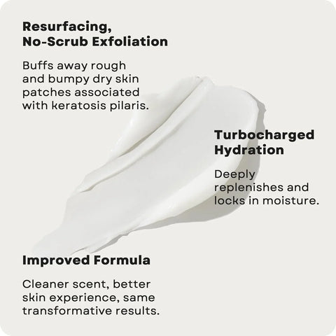 AmLactin KP Bumps Be Gone - Therapeutic Body Cream for Keratosis Pilaris - No-Scrub Exfoliator and Body Moisturizer for Dry Skin with 15% Lactic Acid AHA, 3 oz, Pack of 2 (Packaging May Vary)
